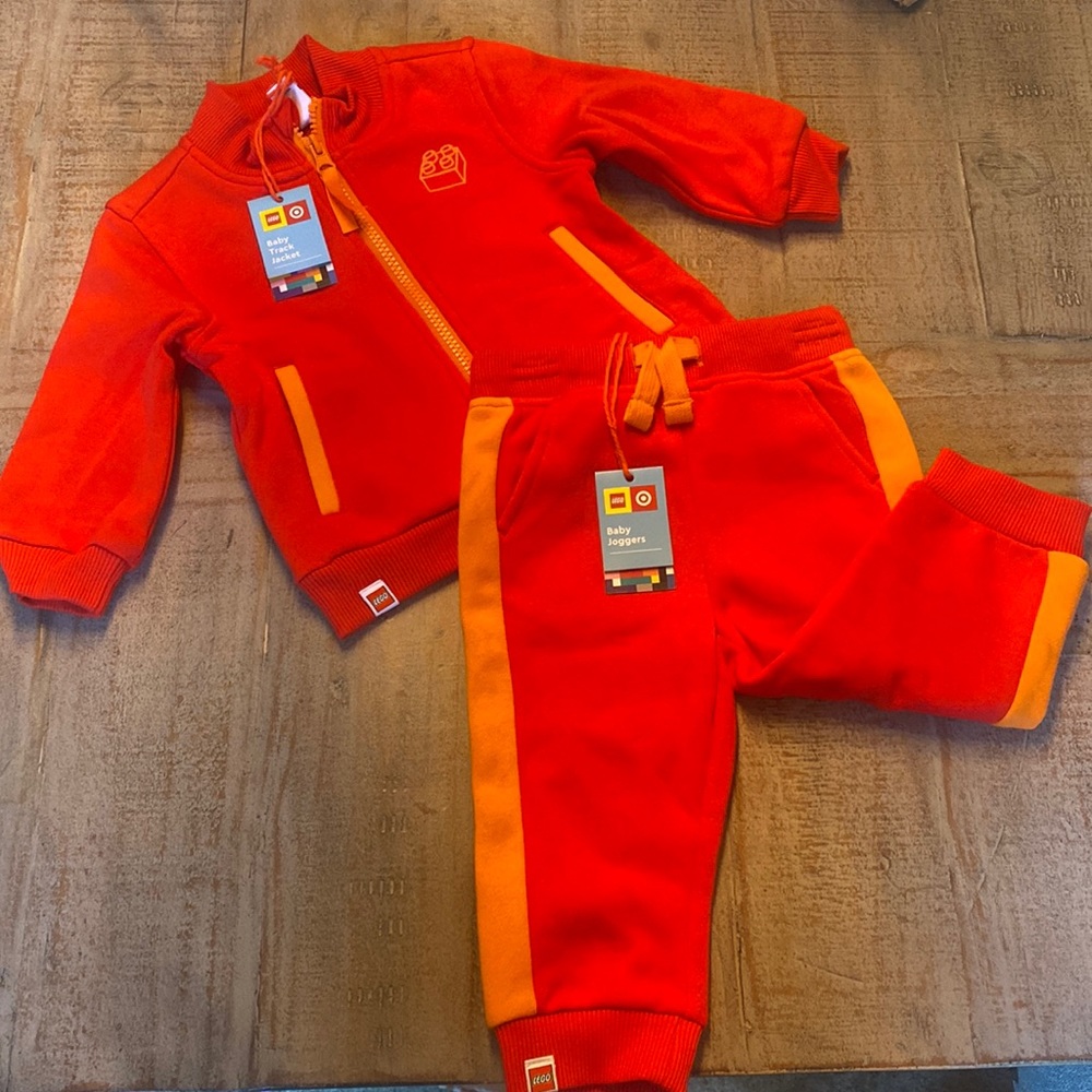 ❤️Baby Lego track suit sweat pants joggers set ❤️size 12 months